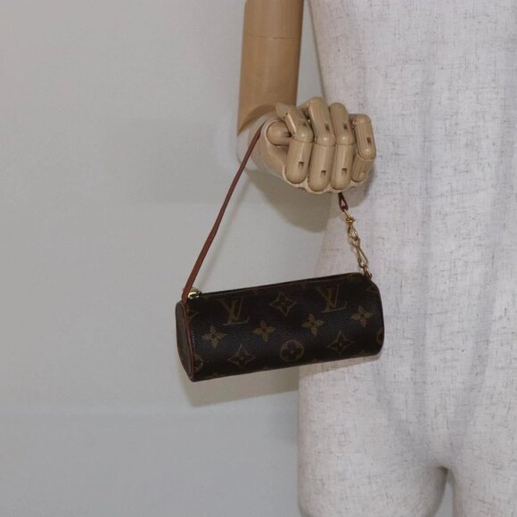 LOUIS VUITTON Monogram Papillon Pouch LV Auth BA4883 - Picture 1 of 16
